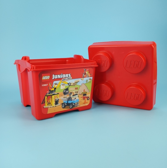 Lego Junior Easy To Build Construction Set Lot Of 320 Pieces #10667 Some Random - Picture 2 of 11